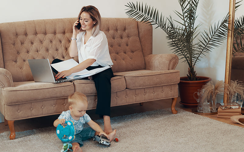productivity tips for parents and busy mothers working from to home